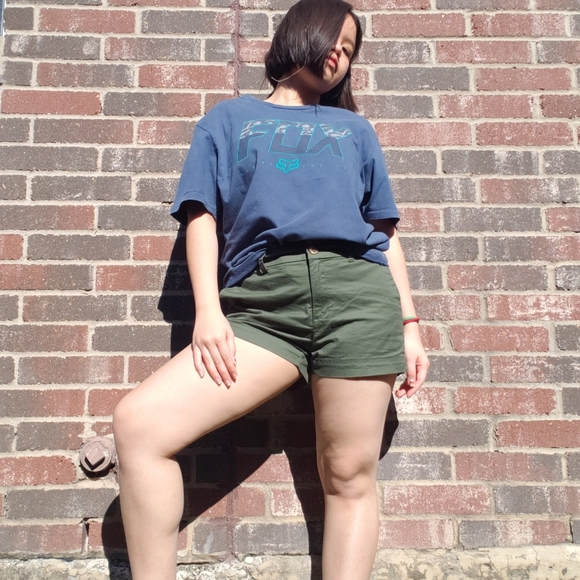 Fox t-shirt with nice washed blue color - Picture 1 of 2